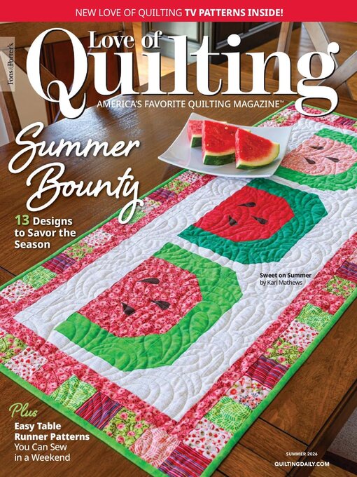 Cover image for Fons & Porter's Love of Quilting